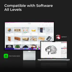 xTool S1 20W Enclosed Diode Laser Engraver and Cutter � All-in-One SafetyPro� Bundle