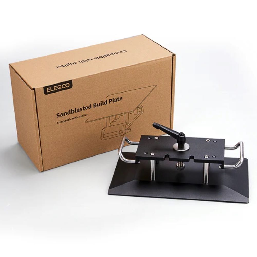 ELEGOO Jupiter Build Plate: Precision Printing Powerhouse with Four-Point Leveling and Sandblasted Surface - Image 5