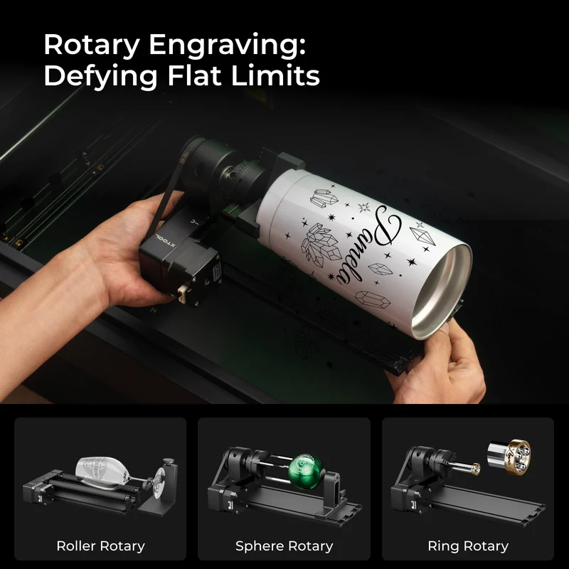 xTool S1 20W Enclosed Diode Laser Engraver and Cutter ? All-in-One SafetyPro? Bundle - Image 4