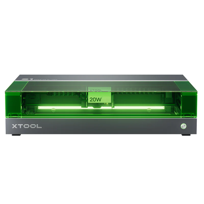 xTool S1 20W Enclosed Diode Laser Engraver and Cutter ? All-in-One SafetyPro? Bundle