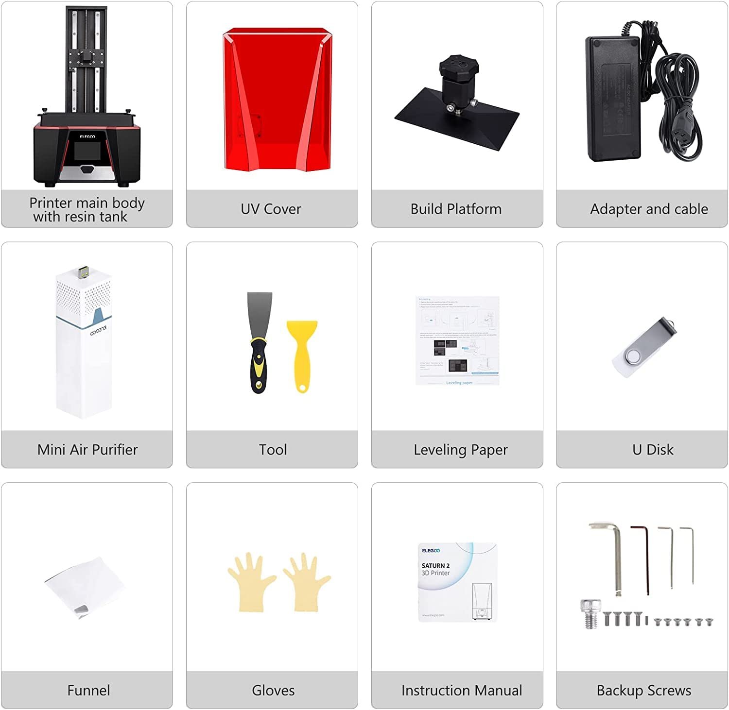 ELEGOO SATURN 2 RESIN 3D PRINTER WITH 10" 8K MONO LCD - Image 4