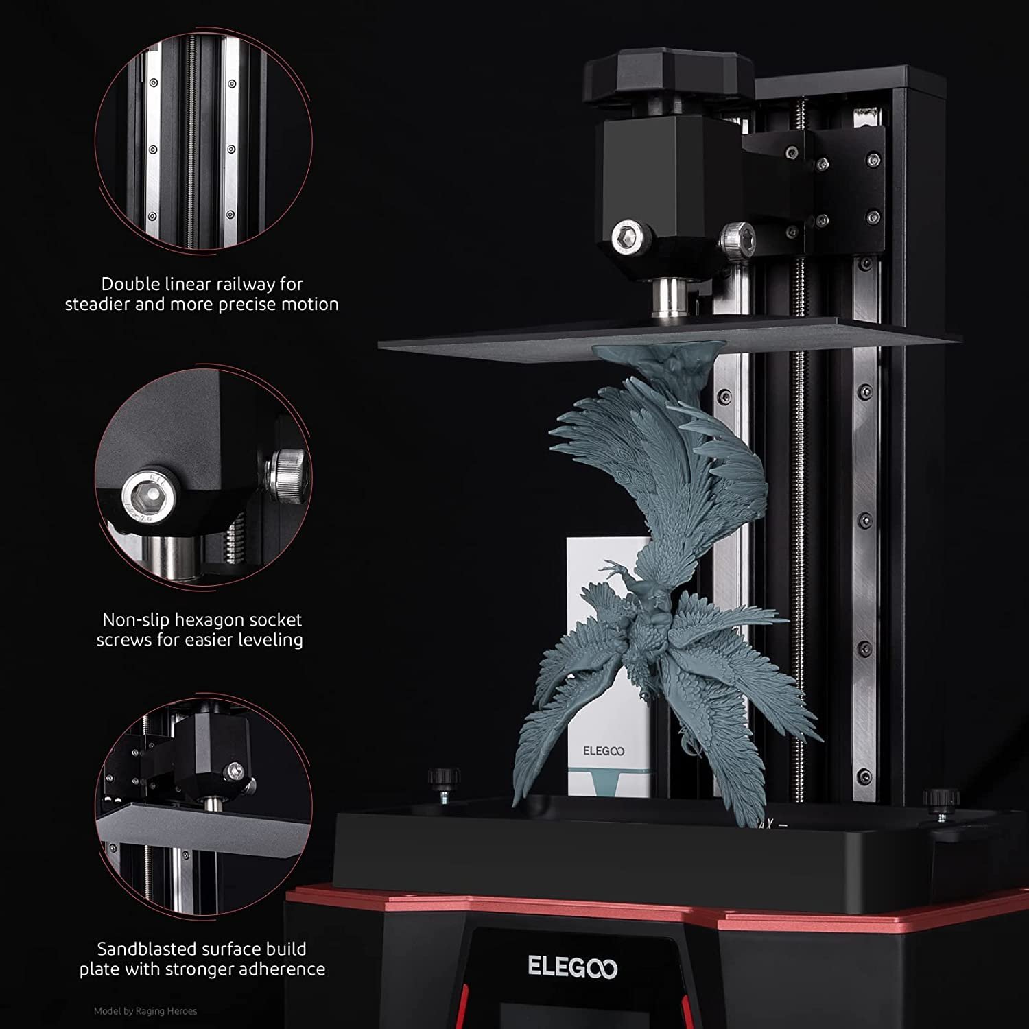 ELEGOO SATURN 2 RESIN 3D PRINTER WITH 10" 8K MONO LCD - Image 5