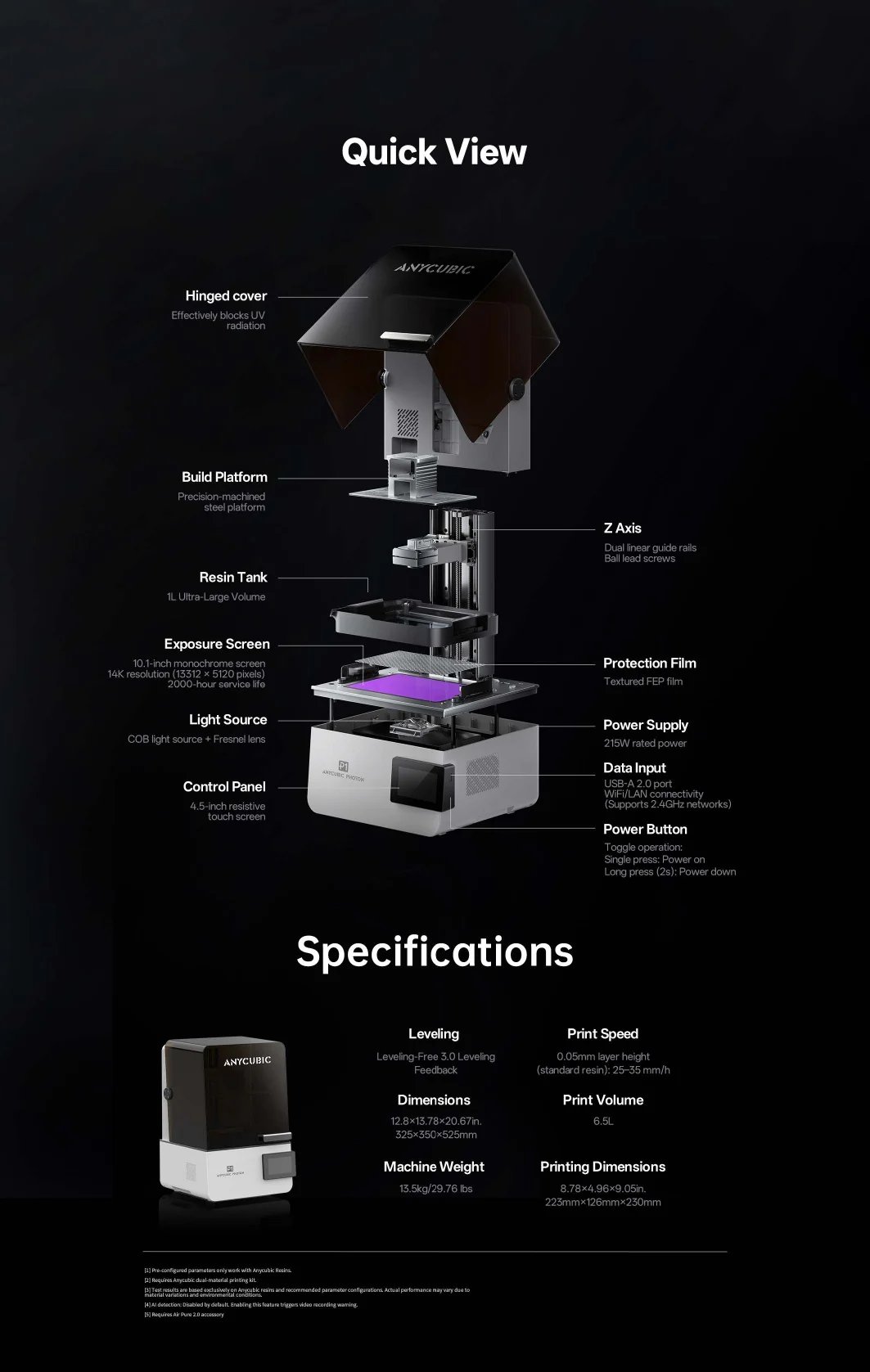 Anycubic Photon P1 Industrial 14K Resin 3D Printer 5 Folding Page page 0006 1