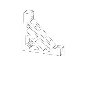 Proofile Corner Bracket×8pcs
